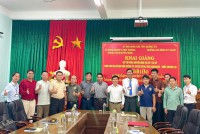 KHAI GIẢNG LỚP TẬP HUẤN “KHUYẾN NÔNG – THÚ Y CƠ SỞ” CHO CÁN BỘ CỤM BẢN CHIÊNG TÚP, HUYỆN SÊ PÔN, TỈNH SAVANNAKHET, NƯỚC CHDCNN LÀO